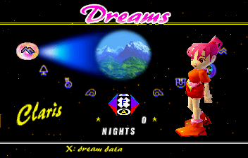 NiGHTS into Dreams...  (sampler) Screenshot 1